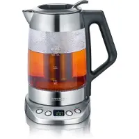 Severin Bouilloire à thé 3000W 1.7L 1.5L thé chaud ed-verre WK 3479