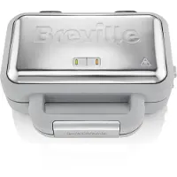Breville Duraceramic Vst072x Waffle Maker Argenté One Size / EU Plug 220V