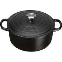 Le Creuset Cocotte Le Creuset Signature Noir Mat 22 cm