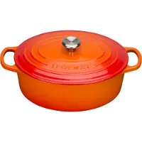 Le Creuset Cocotte Ovale 27 cm Orange-Rouge
