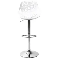 Kare design Tabouret de bar Ornament blanc