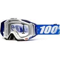 100% Hommes, Lunettes de sport, Goggle Racecraft (Bleu, Bleu), Bleu