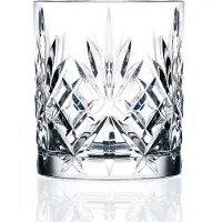 Lyngby Crystal Melodia Whisky 31 Cl Cup Doré