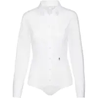 Seidensticker Shirtbody noir / blanc