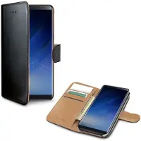 Celly WALLY674 Étui pour téléphone portable noir (Samsung Galaxy Note 8), Coque pour téléphone portable, Noir