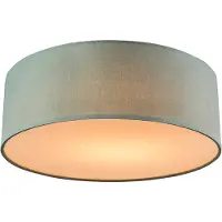 QAZQA Plafonnier vert 30 cm avec LED - Drum LED