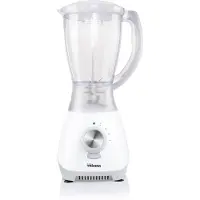 Tristar Mixeur sur socle 1,5L 430W interrupteur à impulsion Blender Smoothie Maker Shake Barmixer blanc