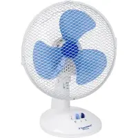 Bestron Ventilateur de table, panier O27cm, blanc, 30W