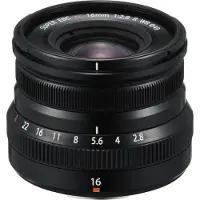 Fujifilm Objectif focal fixe Fuji XF 16 mm f/2.8 R WR Noir