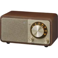 Sangean Genuine mini WR-7 cerise Radio de table portable rétro avec Bluetooth