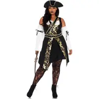 Leg avenue Robe 4 pi ces Black Sea Buccaneer