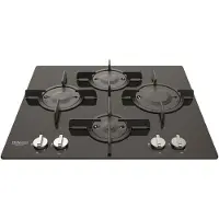 Ariston Plaque de cuisson à gaz Hotpoint FTGHG641D/HA 7800W Noir