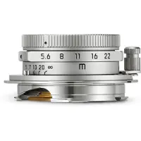 Leica Objectif Hybride Summaron-M 28 mm f/5.6 ASPH. Argent Chromé