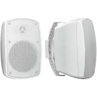 Omnitronic OD-6 set d'enceintes passives 2 voies pour l'extérieur, blanc