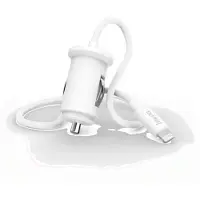 Hama Chargeur de voiture Lightning Power Delivery (PD) 18W blanc