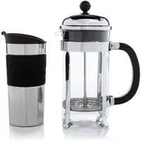 Bodum Chambord, Cafetière, Noir, Argent