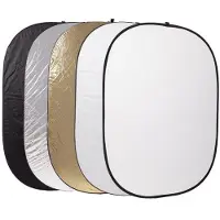 Caruba 5 en 1 doré, argenté, noir, blanc, translucide 102 x 153 cm