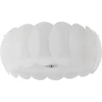 Ideal Lux Plafonnier blanc OVALINO 8 ampoules
