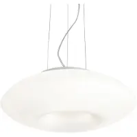 Ideal Lux White GLORY Lampe à suspendre 3 ampoules hauteur 80 cm