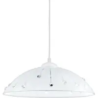 Eglo 96073 Vetro, suspension blanche transparente