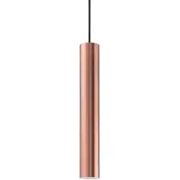 Ideal Lux 141855 Look Lampe à suspendre Cylindre Ø 6cm Cuivre