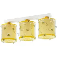 DALBER D-71093 - Plafonnier pour enfant BEE HAPPY 3xE27/60W/230V