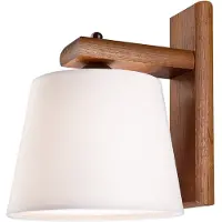 Lamkur Applique murale AIDA NOISETTE CHÊNE E27 L:20cm H:24.5cm dimmable