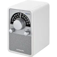 Sangean WR-15 BT, radio en bois, BT, blanc highgloss