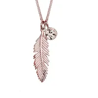 Elli Chaîne 'Boho, Feder, Solitär' or rose
