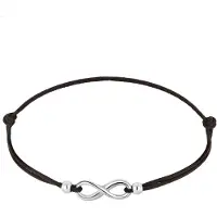 Elli Bracelet 'Infinity' noir / argent
