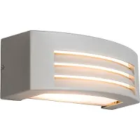QAZQA Applique murale moderne grise IP44 - Hurricane 1