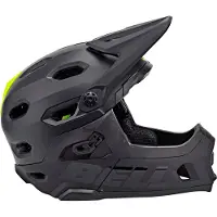 Bell Super DH Mips casque de descente couleur : noir/vert, taille : L (58-62)