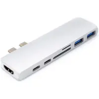 Caruba Hub Caruba Duo pour USB C Gris