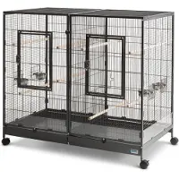 Savic Cage à oiseaux Savic Tasmania 120, finition martelée