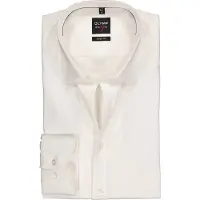 Olymp Chemise Level 5 Coupe Slim Blanc Cassé Blanc cassé taille 38