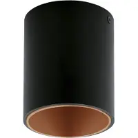 Eglo 94501 Polasso Spot de plafond noir, cuivre