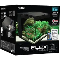 Fluval Meuble pour aquarium Flex 123, avec porte, 83 cm x 42 cm x 74 cm, noir