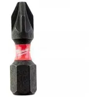Milwaukee 4932 4308 64 - Jeu de mèches, PZ2, 25 mm (25 pièces)