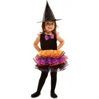 MOM Fantasy Brujita Costume Orange 5-6 Years Enfants