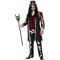 Atosa Voodoo Costume Gris M-L Enfants