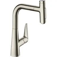 Hansgrohe Talis M51 mitigeur monocommande de cuisine 220, douchette coulissante, 2 jets, sBox, 73868800
