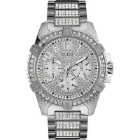 GUESS Gents Frontier Watch Argenté Homme
