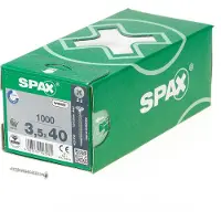 Spax Vis à Tête Fraisée Cruciforme Wirox Z2 3.5x40 Mm 1000 Unités