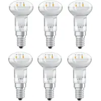 Osram 6 ampoules à filament LED Star R39 à réflecteur 1,6 W = 12 W E14 110 lm blanc chaud 2700 K maxi flood 90°