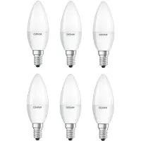 Osram 6 x LED en forme de bougie 5,5W = 40W E14 matt Duo Click Dim DIMMBAR par interrupteur