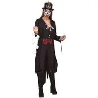 MOM Voodoo Master Woman Costume Rouge M-L Enfants