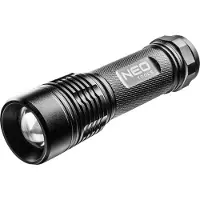 Neo Tools Lampe de poche aluminium 200 lum, zoom, IPX7, 3xAA