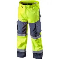 GRUPA TOPEX Pantalon de travail softshell haute visibilité, jaune, taille L