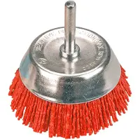 GRUPA TOPEX Brosse abrasive à godet avec tige de 65 mm