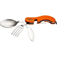 GRUPA TOPEX Couteau de poche de camping, orange